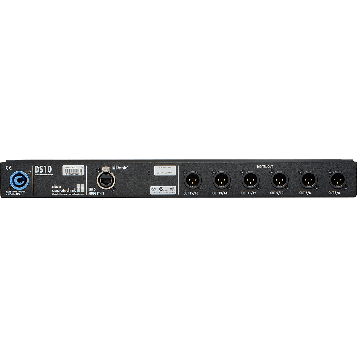 DS10 Audio network bridge | d&b audiotechnik