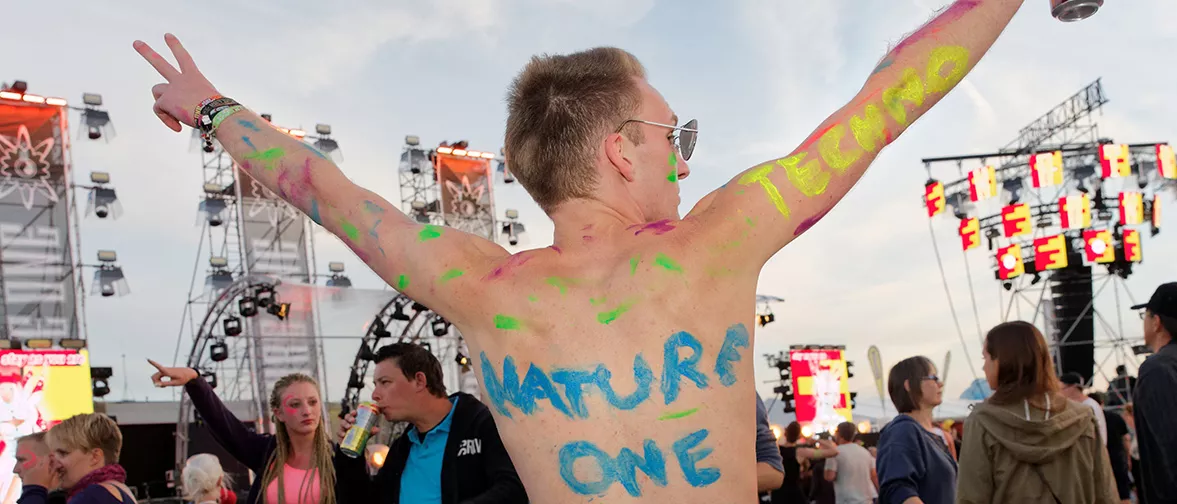 Open air and crystal clear at Nature One festival.